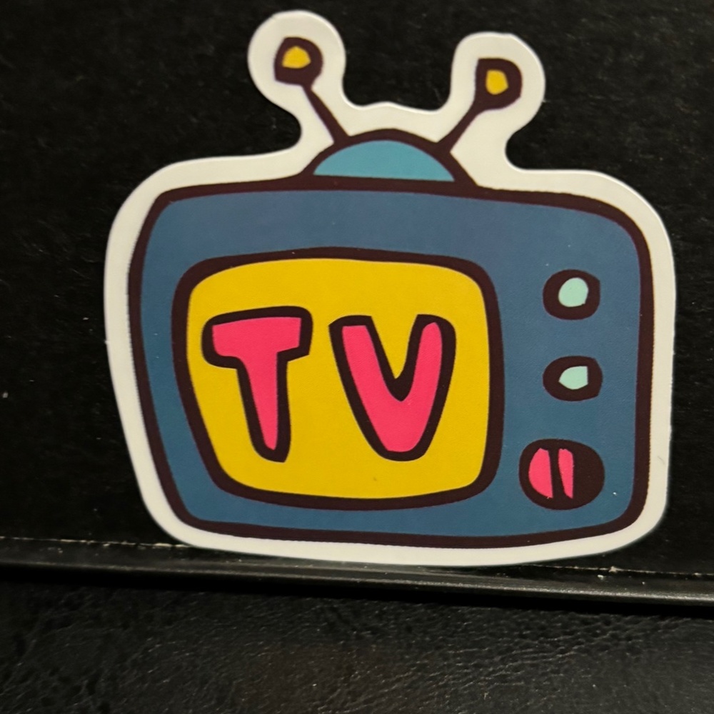 TV SET STICKER